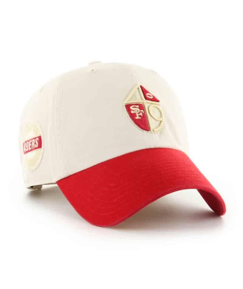 San Francisco 49ers Bone 47 Brand Legacy Clean Up Dad Hat