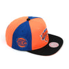 New York Knicks Mitchell & Ness NBA On The Block Snapback Hat Orange/Black/Royal