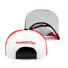 Chicago Bulls Mitchell & Ness NBA On The Block Snapback Hat White/Black/Red