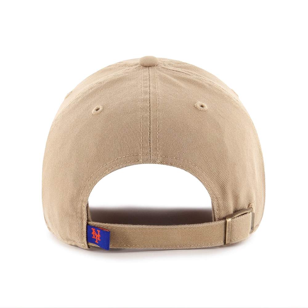 New York Mets 47 Brand Clean Up Dad Hat Khaki