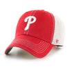 Philadelphia Phillies 47 Brand Trawler Clean Up Trucker Hat Red