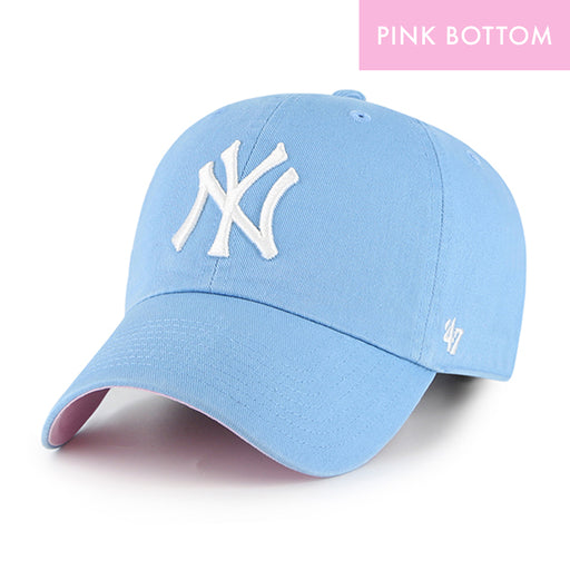 New York Yankees Columbia Blue 47 Brand Ballpark Clean Up Dad Hat