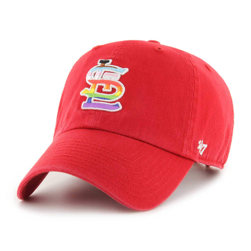 St. Louis Cardinals Red 47 Brand Pride Clean Up Dad Hat