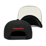 California Angels Black Mitchell & Ness Team Classic Snapback Hat
