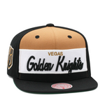 Las Vegas Golden Knights Black Mitchell & Ness Retro Sport Snapback Hat