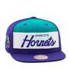 Charlotte Hornets Black Mitchell & Ness Retro Sport Snapback Hat