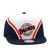 San Diego Padres White Mitchell & Ness Overhead Snapback Hat