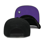 Los Angeles Lakers Mitchell & Ness Snapback Hat Black/Purple Bottom