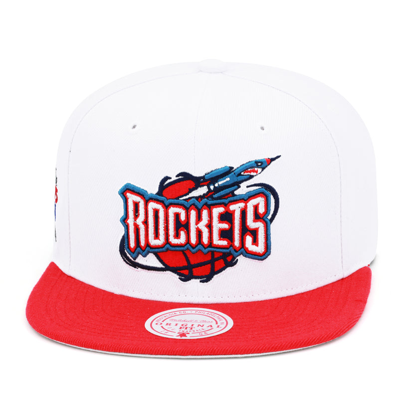Houston Rockets White Red NBA Finals 1995 Mitchell & Ness Snapback Hat