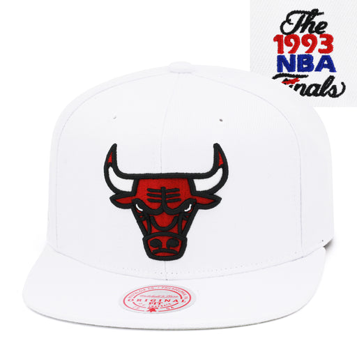 Chicago Bulls White NBA Finals 1993 Mitchell & Ness Snapback Hat