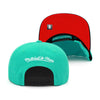 Vancouver Grizzlies Mitchell & Ness Snapback Hat Teal/Black