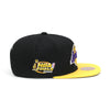 Los Angeles Lakers Mitchell & Ness Snapback Hat Black/Yellow/NBA Finals 2000