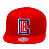 Los Angeles Clippers Mitchell & Ness Snapback Hat Red/Royal