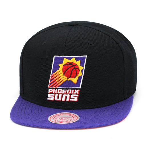 Phoenix Suns Mitchell & Ness Snapback Hat Black/Purple