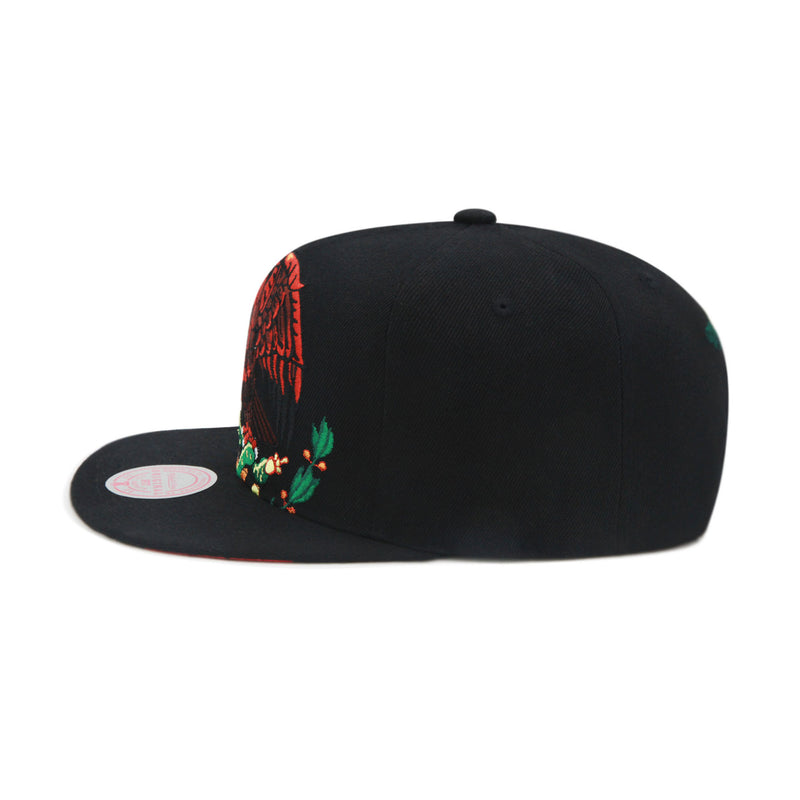 Mitchell & Ness Mexico Cropped Eagle Snapback Hat