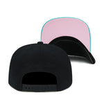 Chicago Bulls Black Mitchell & Ness Pastel Snapback Hat