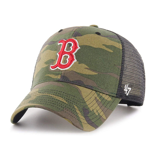 Boston Red Sox 47 Brand Branson MVP Mesh Snapback Hat Camo