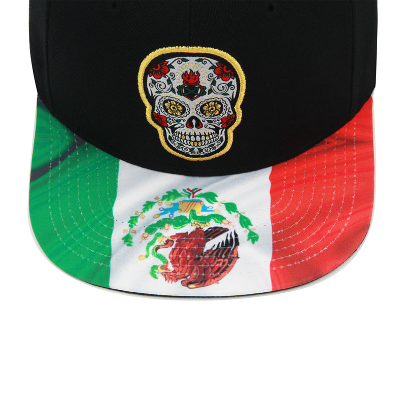 Mitchell & Ness Mexico Sugar Skull Snapback Hat
