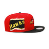 Atlanta Hawks Mitchell & Ness Jumbotron Snapback Hat Red/Black