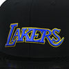 Los Angeles Lakers Mitchell & Ness Snapback Hat Black/Patent Leather