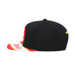 Atlanta Hawks Black Mitchell & Ness Swingman Pop Snapback Hat
