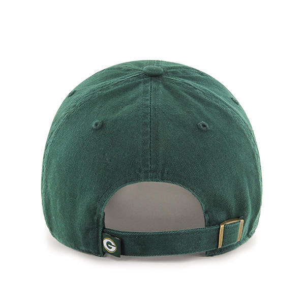 Green Bay Packers 47 Brand Clean Up Dad Hat Dark Green