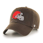 Cleveland Browns 47 Brand Clean Up Dad Hat Brown