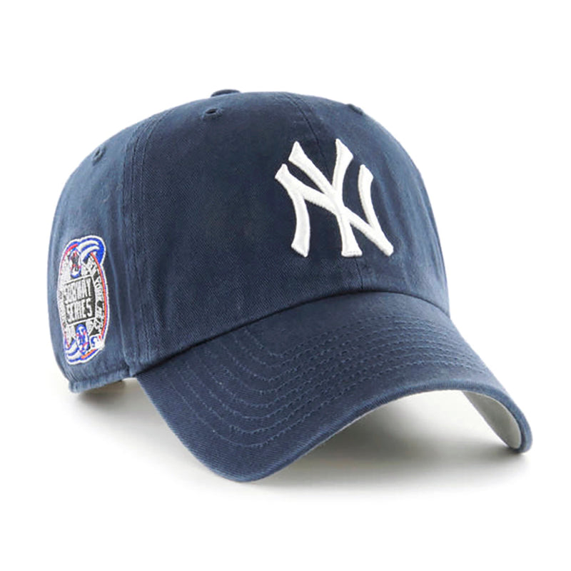 New York Yankees Cooperstown Subway Series 47 Brand Double Under Clean Up Dad Hat Navy
