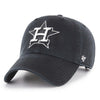 Houston Astros 47 Brand Clean Up Dad Hat Black/White