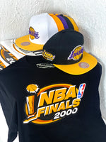 Los Angeles Lakers Mitchell & Ness 2000 NBA Finals T-Shirt Black