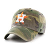Houston Astros 47 Brand Clean Up Dad Hat Washed Camo
