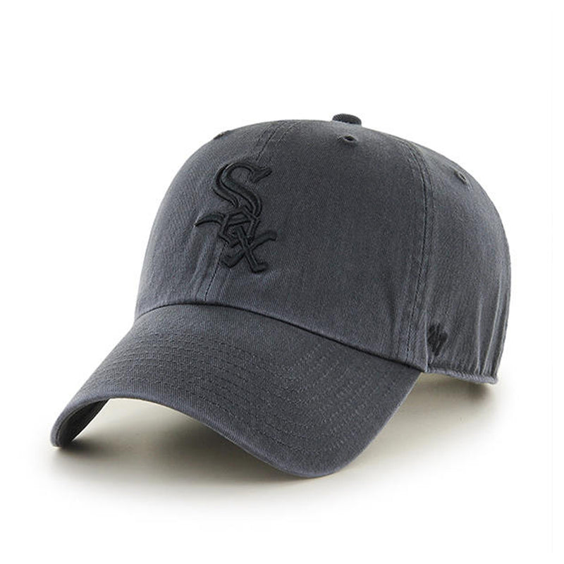 Chicago White Sox 47 Brand Clean Up Dad Hat Charcoal