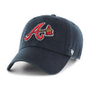 Atlanta Braves 47 Brand Clean Up Dad Hat Navy