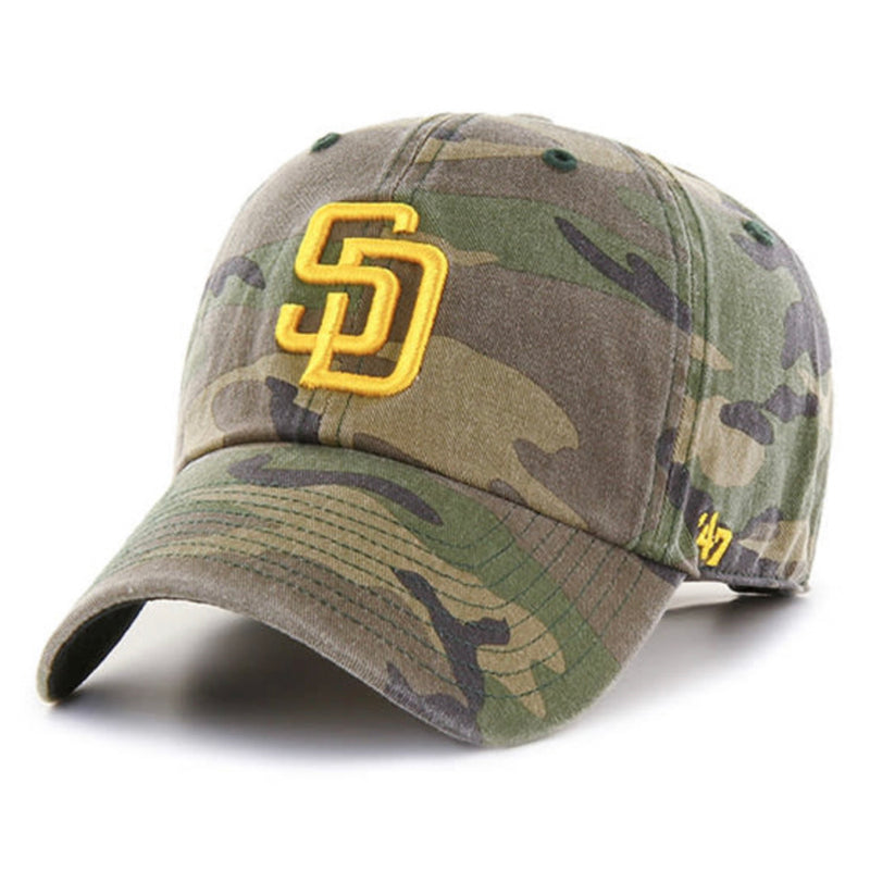 San Diego Padres 47 Brand Clean Up Dad Hat Camo