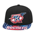 Houston Rockets Black Mitchell & Ness Swingman Pop Snapback Hat