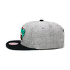 Vancouver Grizzlies Mitchell & Ness Snapback Hat Heather Grey/Black