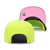 Boston Celtics Mitchell & Ness Snapback Hat Pastel Green/Pink Bottom