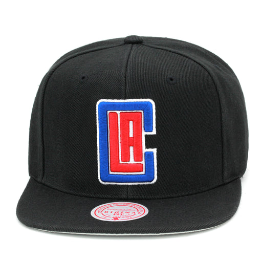 Los Angeles Clippers Mitchell & Ness NBA Core Basic Snapback Hat Black
