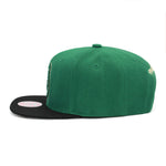 Milwaukee Bucks Mitchell & Ness Core basics Snapback Hat Green/Black