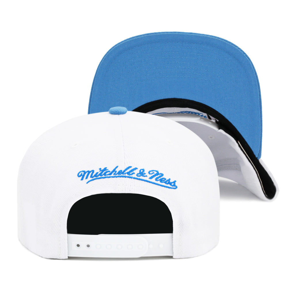 Oklahoma City Thunder Mitchell & Ness Core Basics Snapback Hat White/Blue