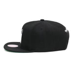 New Jersey Nets Mitchell & Ness Core Basics Snapback Hat Black/White