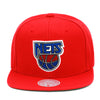 New Jersey Nets Mitchell & Ness Core Basics Snapback Hat Red
