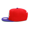 Toronto Raptors Mitchell & Ness Core Basics Snapback Hat Red/Purple