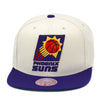 Phoenix Suns Mitchell & Ness Snapback Hat Natural/XL Logo