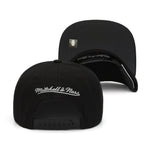 New York Knicks Mitchell & Ness Snapback Hat Black/Script