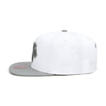 New York Knicks Mitchell & Ness Snapback Hat White/Cool Grey