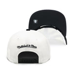 Brooklyn Nets Mitchell & Ness Fresh Crown Snapback Hat White/Black
