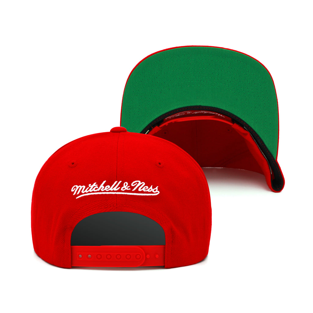 Mitchell and Ness PINWHEEL White-Royal-Red Fitted Hat