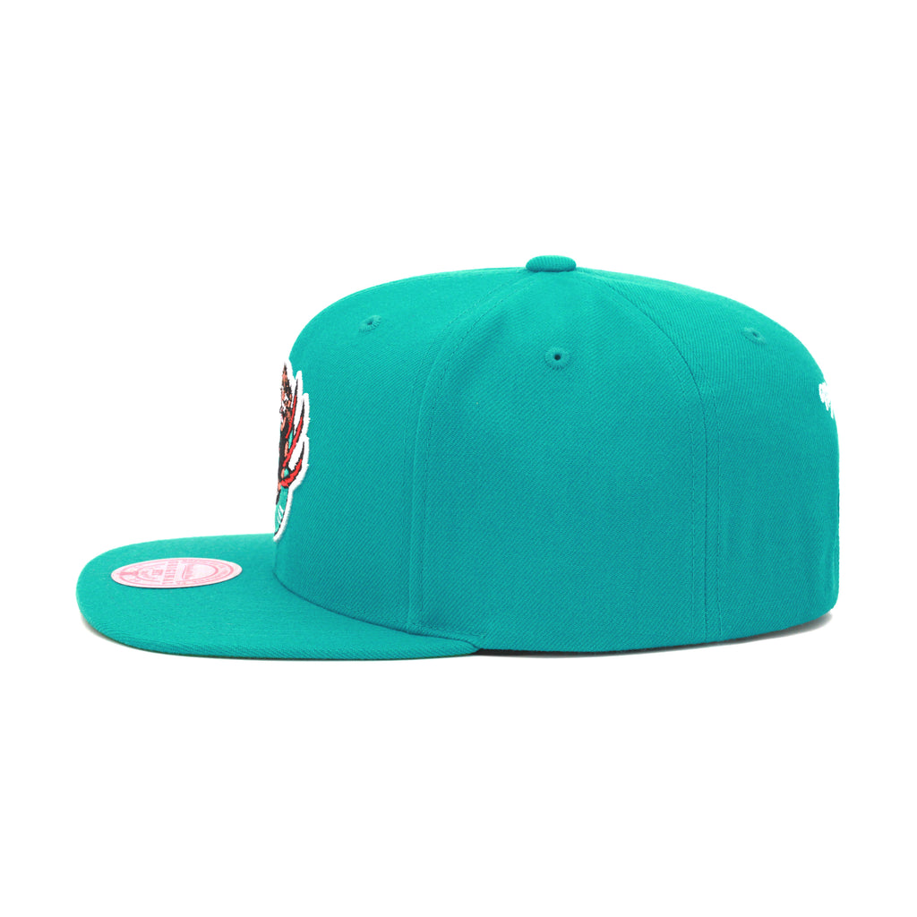 Vancouver Grizzlies Mitchell & Ness Snapback Hat - Teal
