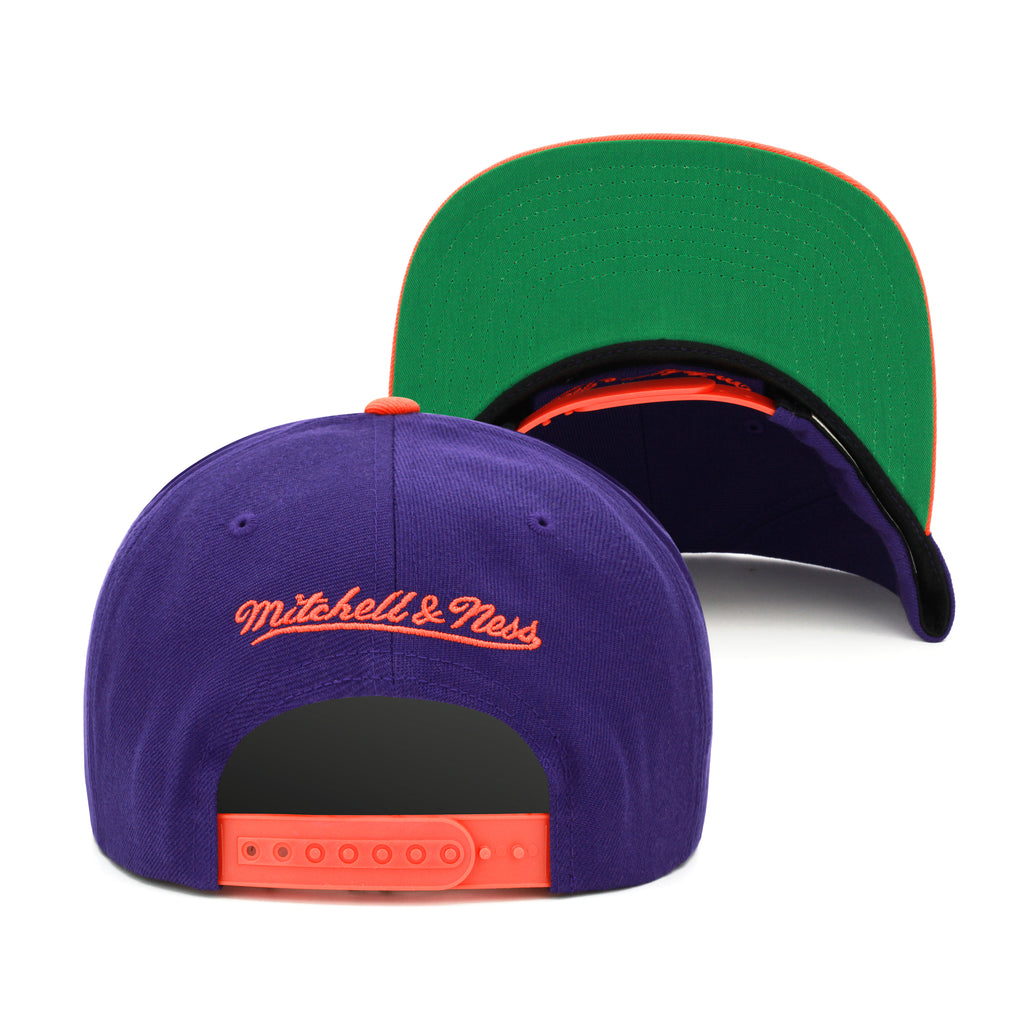 Phoenix Suns Mitchell & Ness Snapback Hat Purple/Orange